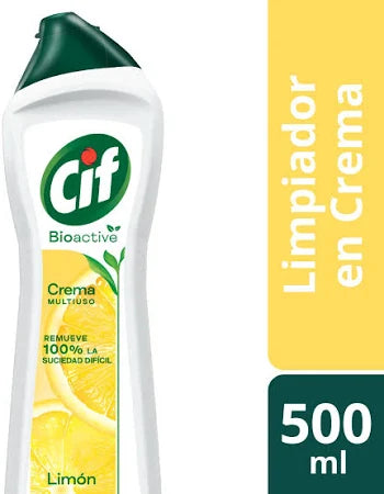 Limpiador Crema Bioactive Limon 500cc Cif