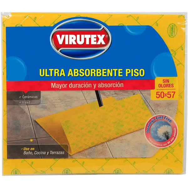 Trapero Ultra Absorbente Sin Ojal 50x57cm 1un Virutex