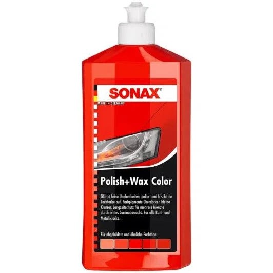 Cera Para Auto Con Pulimento Polish Wax Cera Roja 500ml Sonax