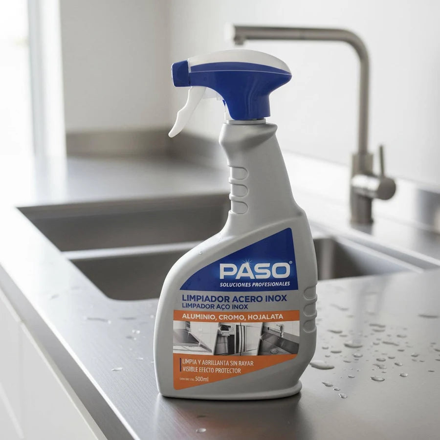 Limpiador Acero Inoxidable 500ml Paso