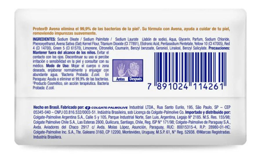Jabón en Barra Avena + Prebiótico 125g Protex