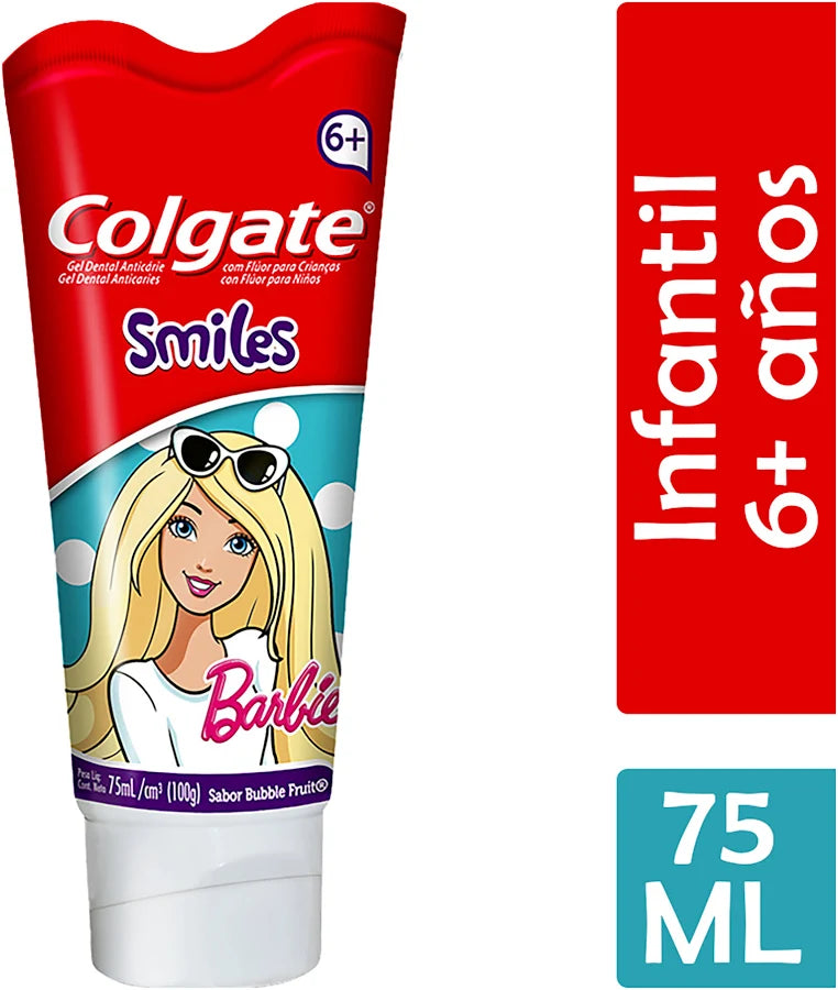Pasta Dental Kids Bubble Fruit Barbie 100g · Colgate