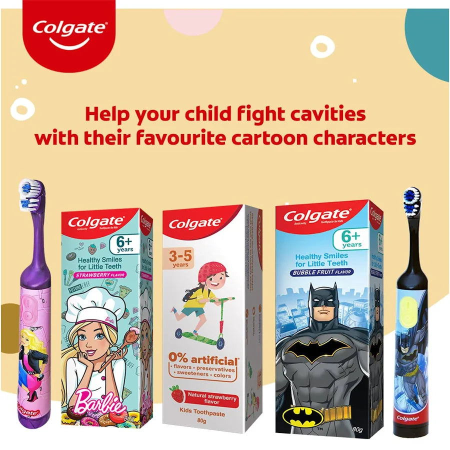 Pasta Dental Kids Bubble Fruit Batman 100g · Colgate