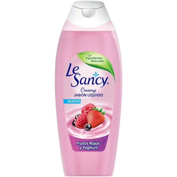 Jabón Líquido Frutos Rojos Y Yoghurt 750ml Le Sancy