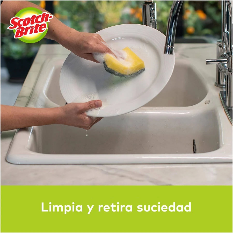 Esponja Lisa Clasica 4u Scotch Brite