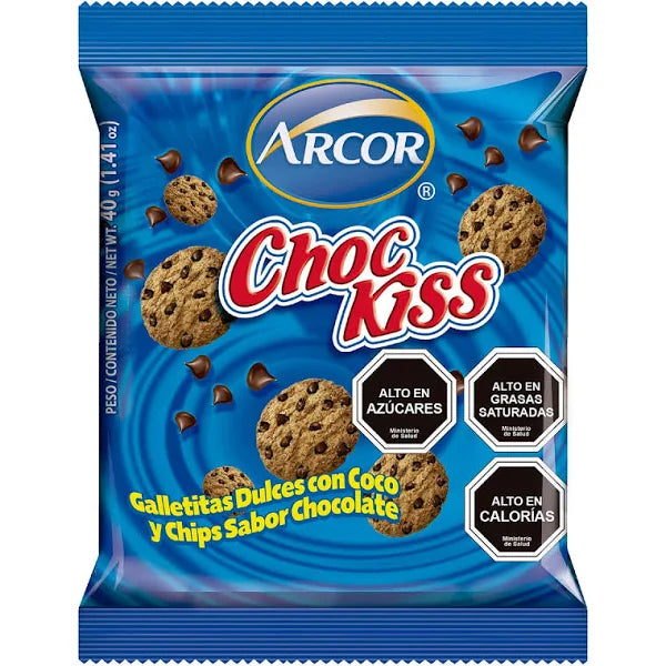 Galleta Mini Choc Kiss 35g 1un Arcor