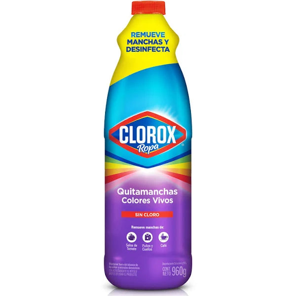 Quitamanchas Cloro Ropa Color sin cloro Clorox