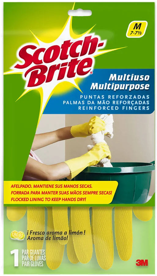 Guante Multiuso Puntas Reforzada  L;M;S Scotch Brite