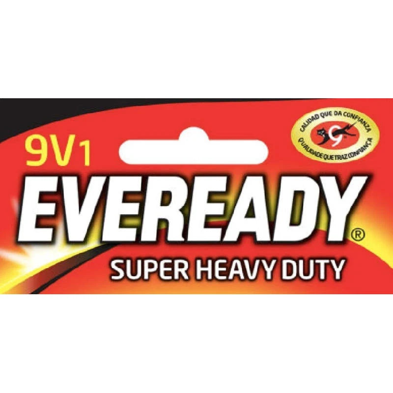 Pilas Alcalinas Super Heavy Duty 9V 1u Eveready