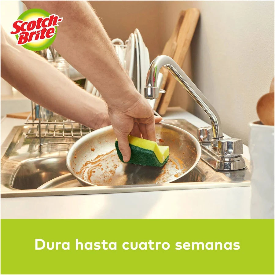 Esponja Lisa Clasica 4u Scotch Brite
