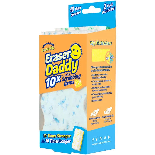 Esponja De Polyester Eraser Daddy 10x 2u Scrub Daddy