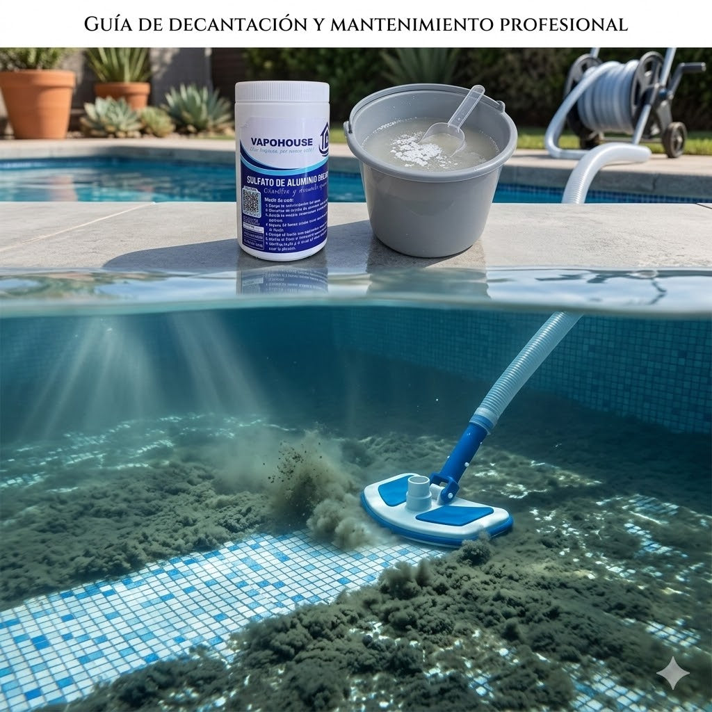 Sulfato De Aluminio Decantador Para Piscina 1Kg Vapohouse